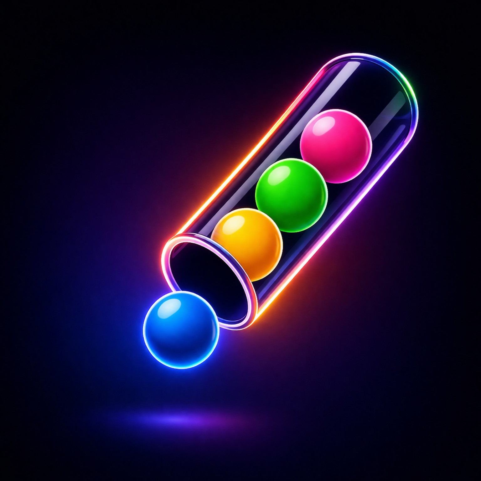 Neon Ball Sort Pro icon